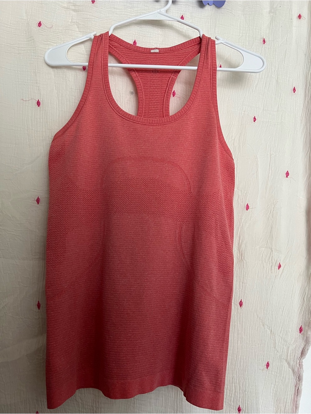 lululemon athletica Coral Seamless Racerback Tank Bra
